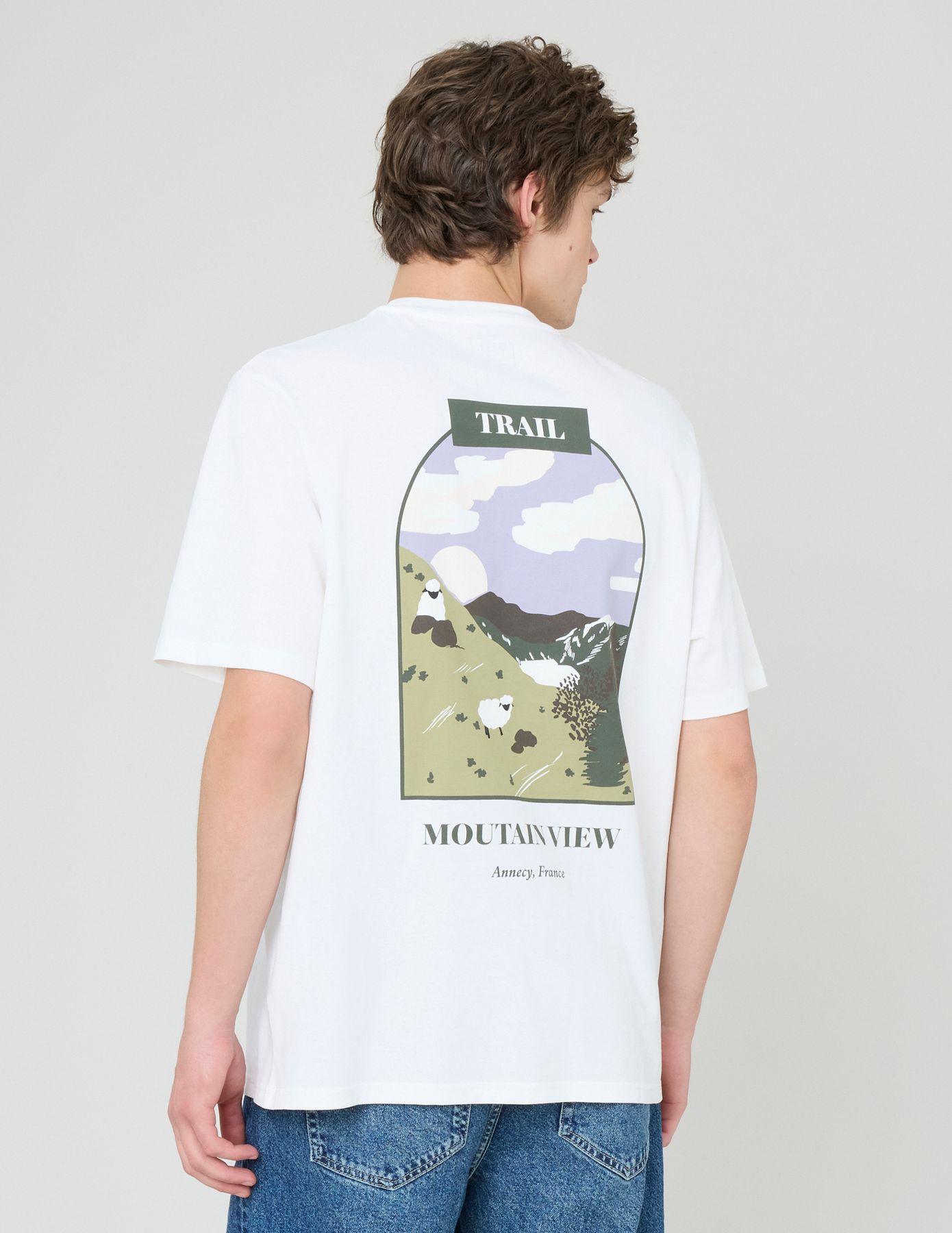 T-shirt imprimé devant/dos