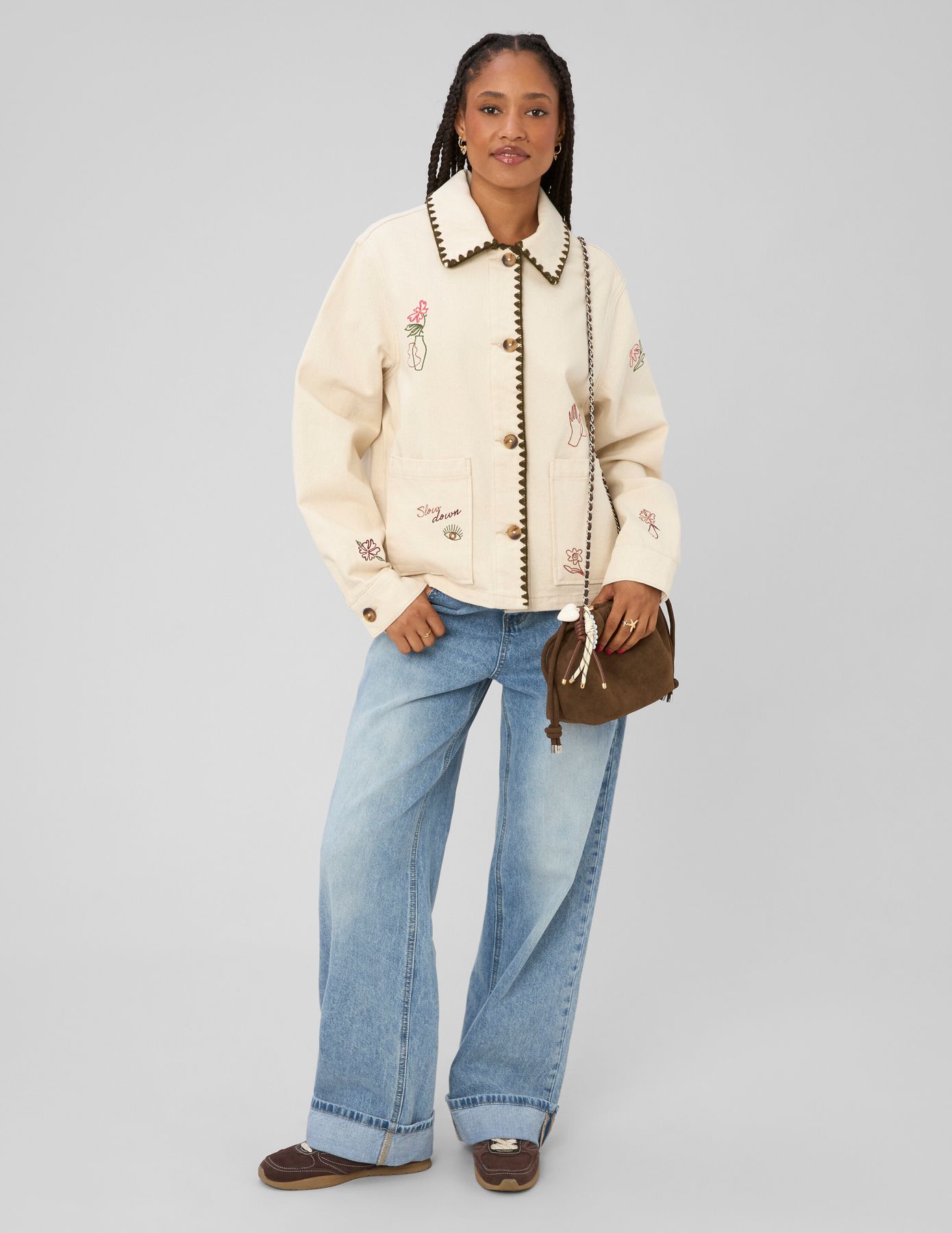 Veste brod&eacute;e