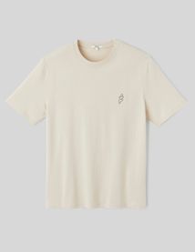 T-shirt broderie poitrine