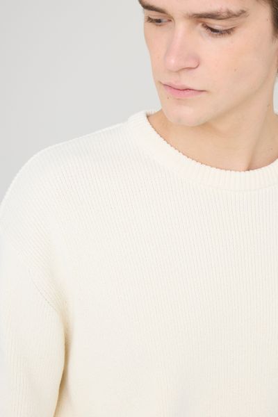 Pull chenille col rond