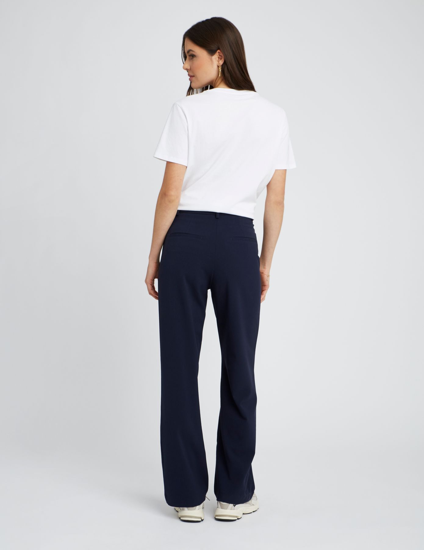 Pantalon tailleur polyester recyclé