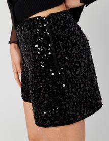 Short à sequins