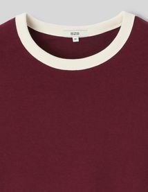 T-shirt bords contrast&eacute;s