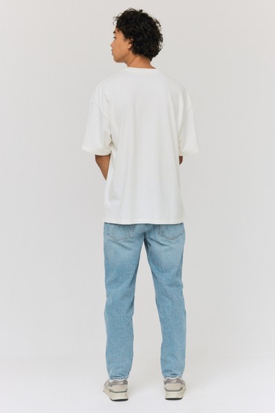 Jean relaxed double stone