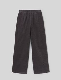 Pantalon large en velours