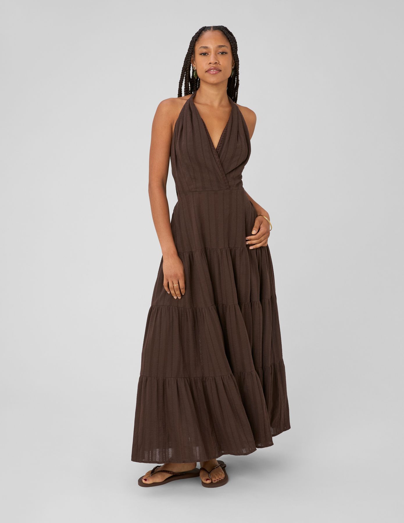 Robe longue dos nu