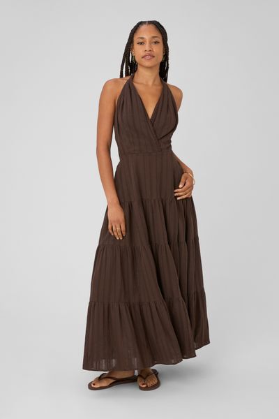 Robe longue dos nu