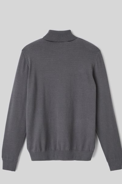 Pull col roulé