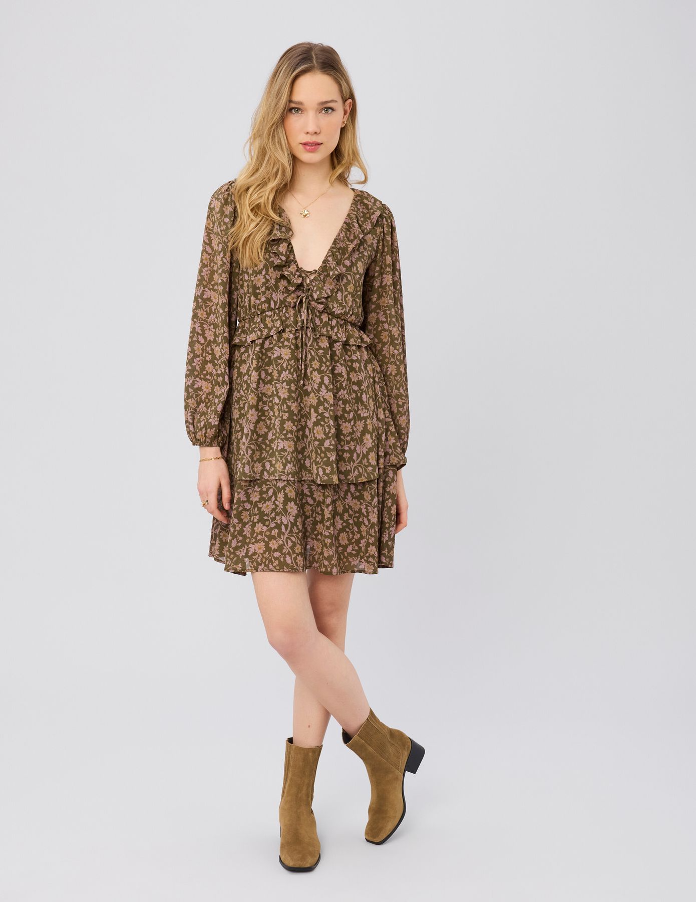 Robe imprim&eacute; fleuri