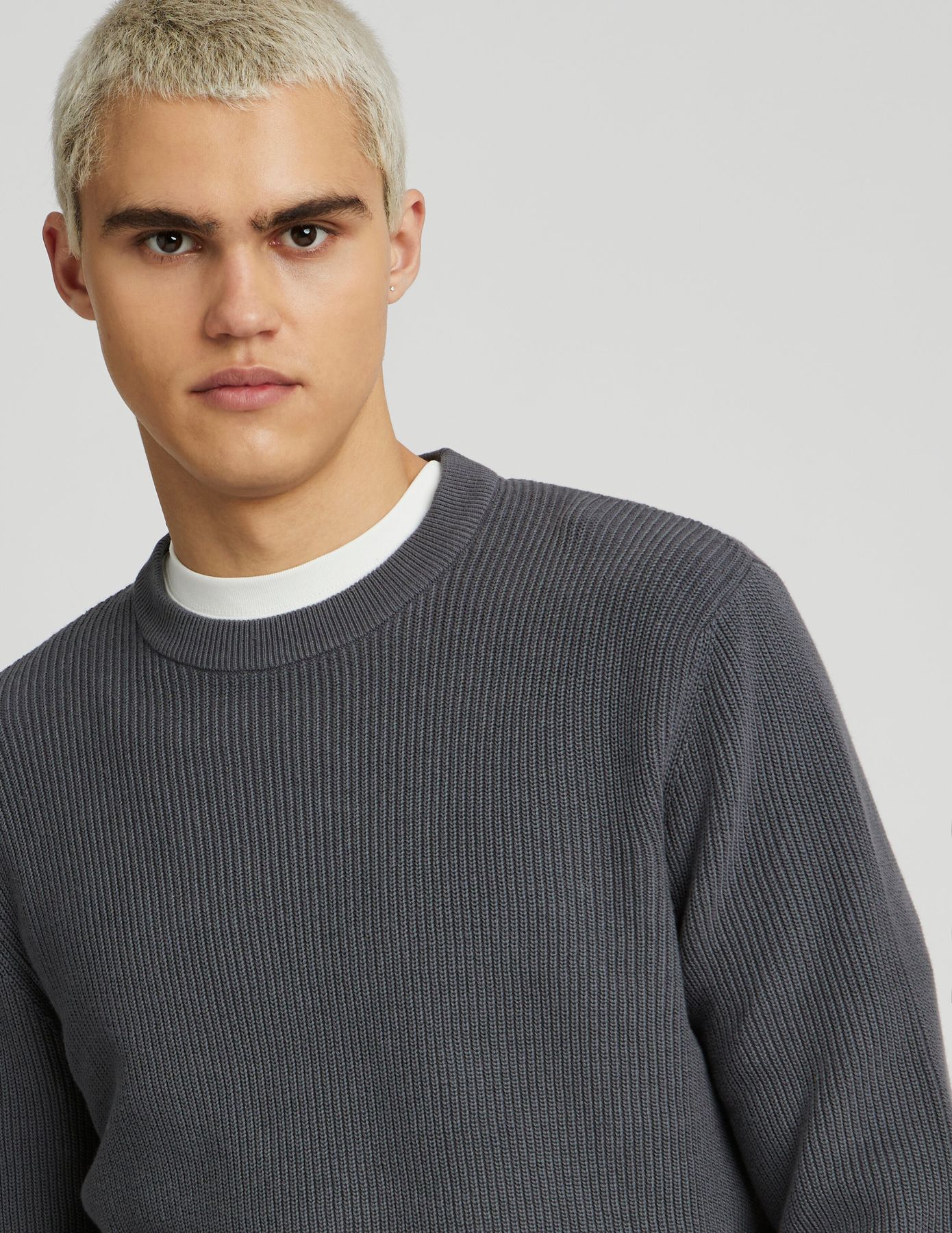 Pull col rond uni