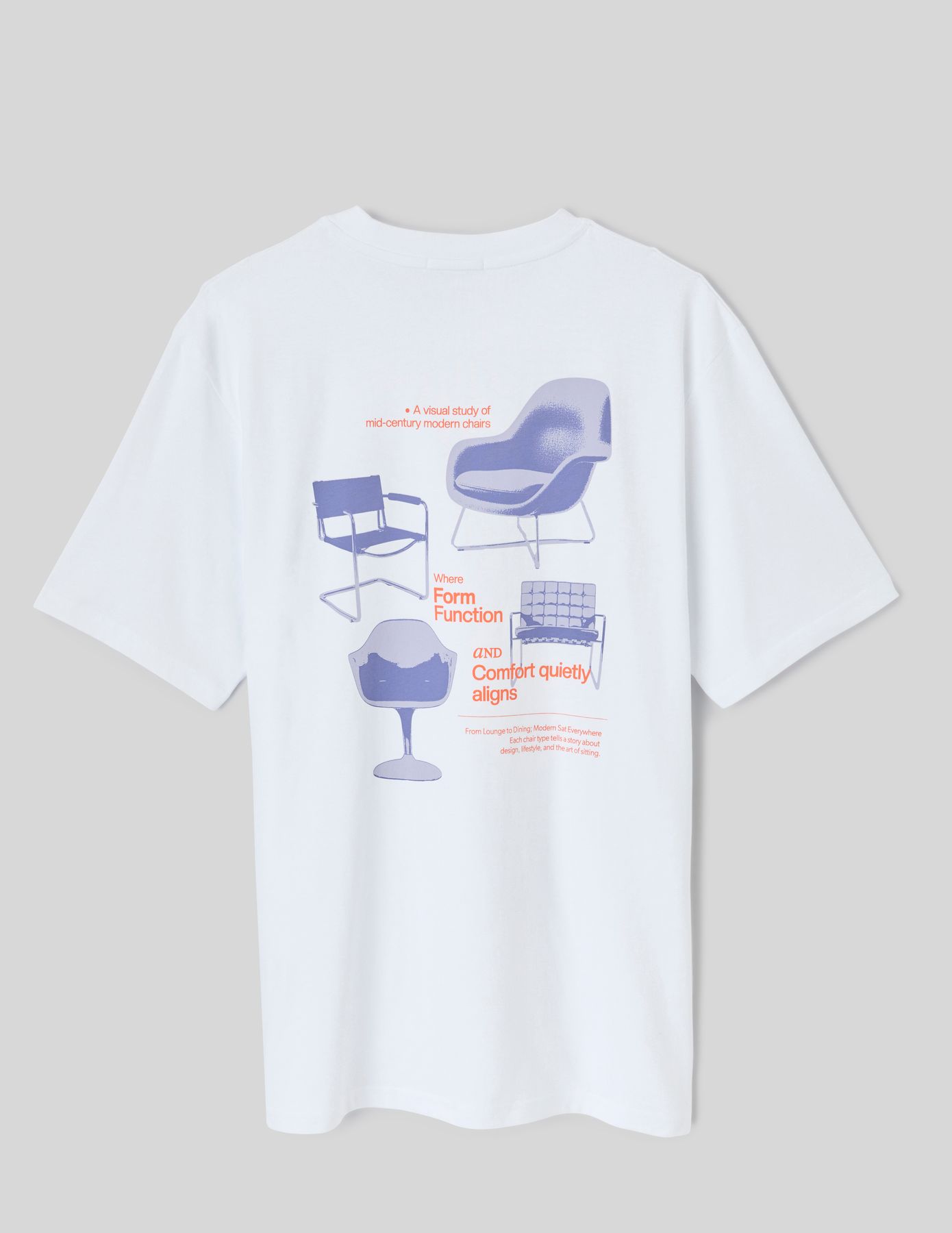 T-shirt imprim&eacute; devant/dos