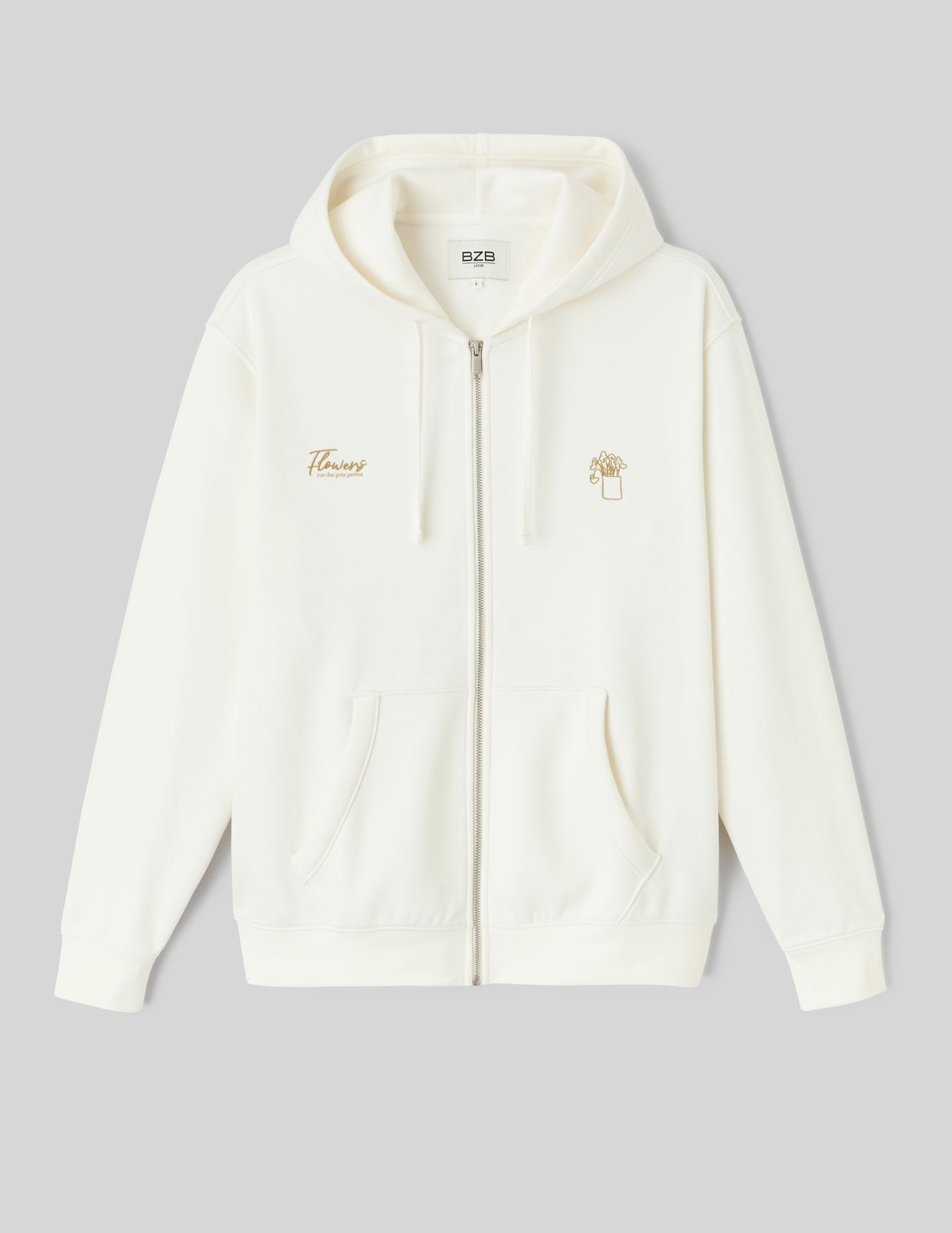 Sweat zippé animation devant/dos