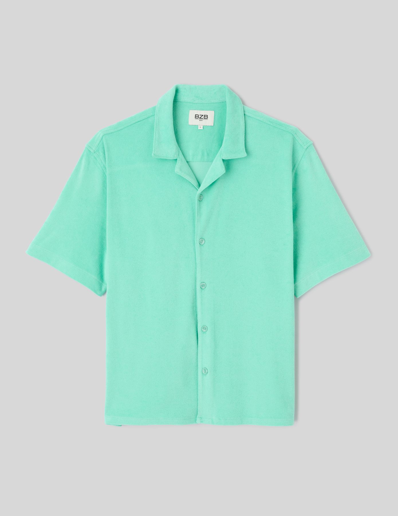 Chemise manches courtes &eacute;ponge