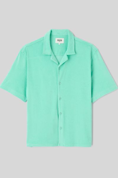 Chemise manches courtes &eacute;ponge