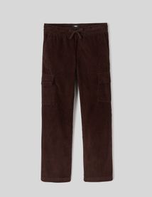 Pantalon cargo velours