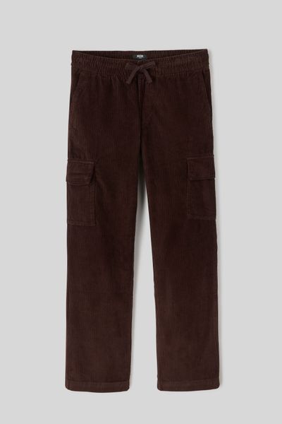 Pantalon cargo velours