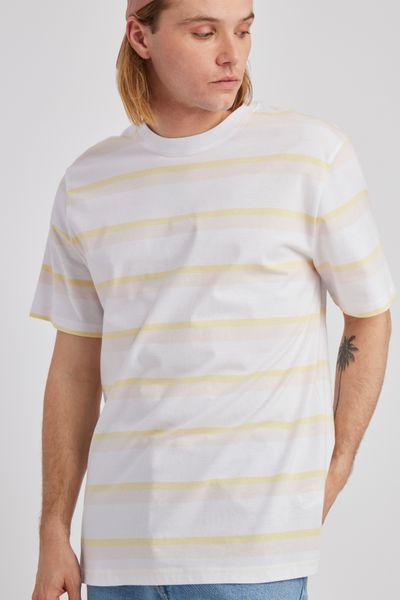 T-shirt à rayures bicolores