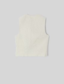 Gilet de costume rayé