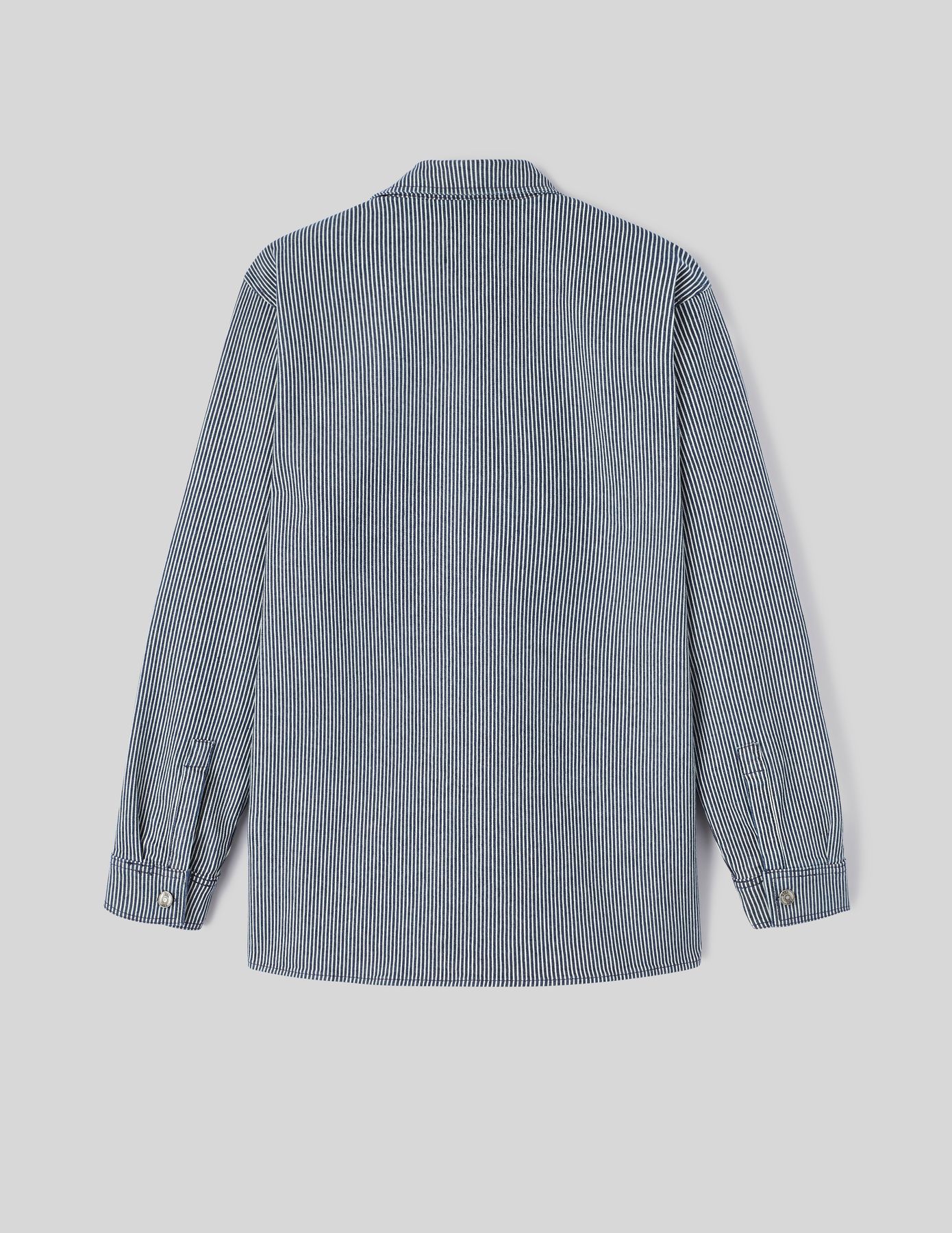 Veste boutonnée à rayures