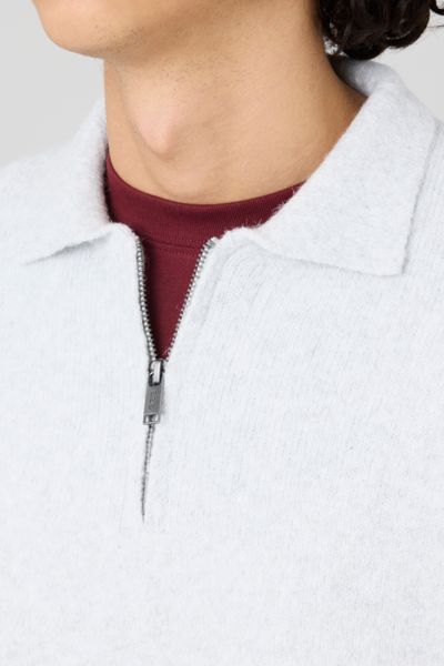 Pull col polo zippé