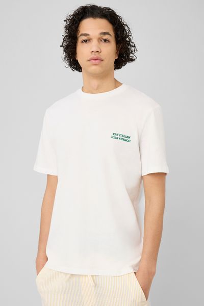 T-shirt message poitrine