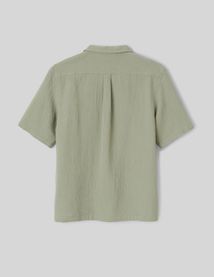 Chemise manches courtes gaze de coton