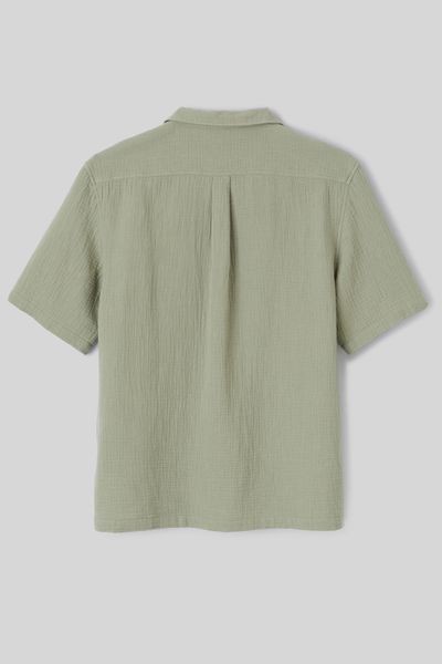 Chemise manches courtes gaze de coton