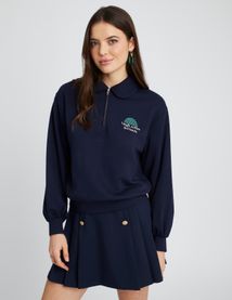 Sweat col polo
