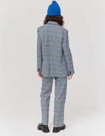 Blazer à carreaux