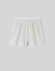 Short fluide caleçon rayé