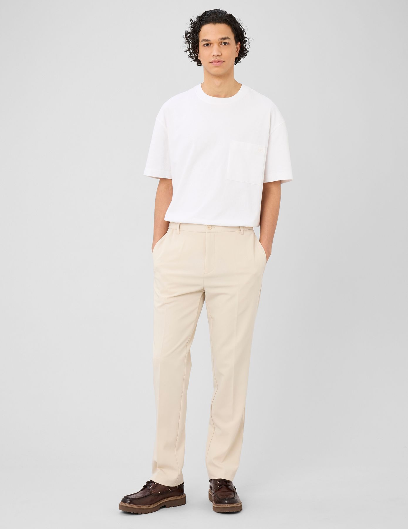 Pantalon de ville fluide relaxed