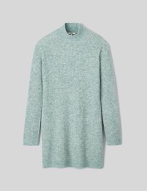 Robe pull col montant