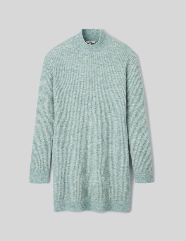Robe pull col montant