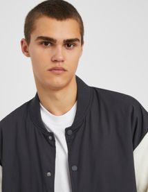 Veste bombers bicolore