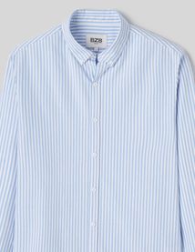 Chemise rayée droite