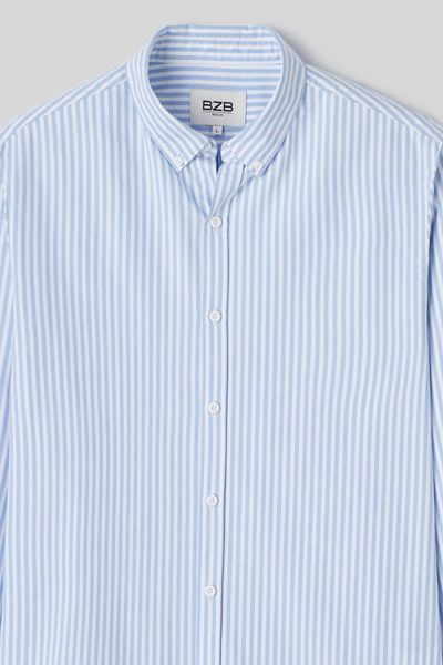 Chemise rayée droite