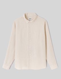 Chemise manches longues viscose lin