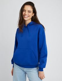 Sweat col capuche uni