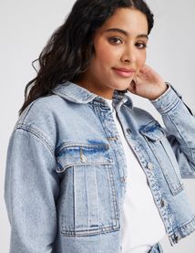 Veste en jean courte