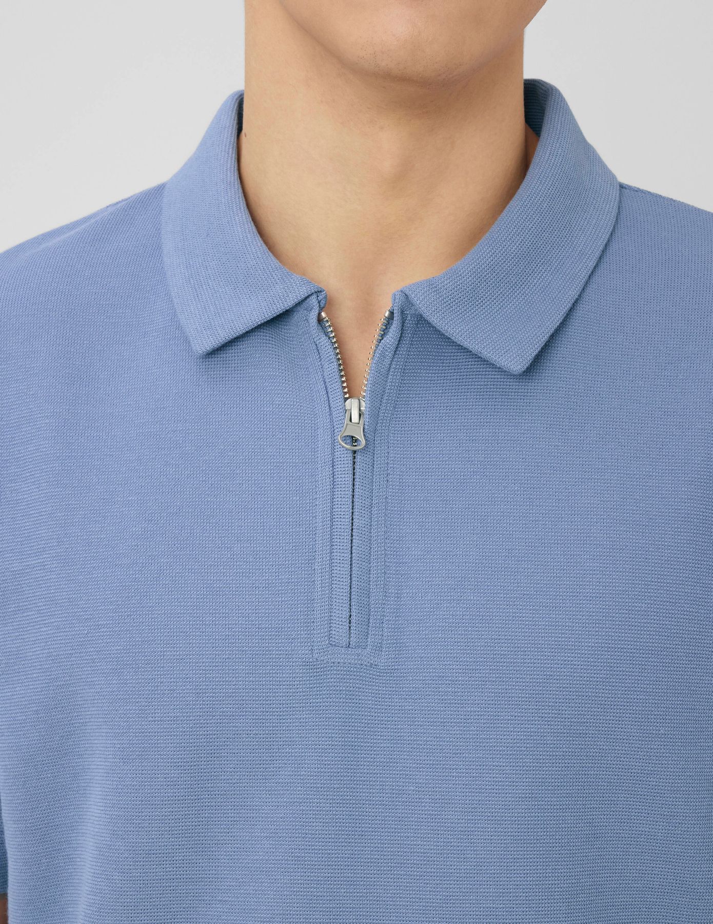 Polo col zipp&eacute;