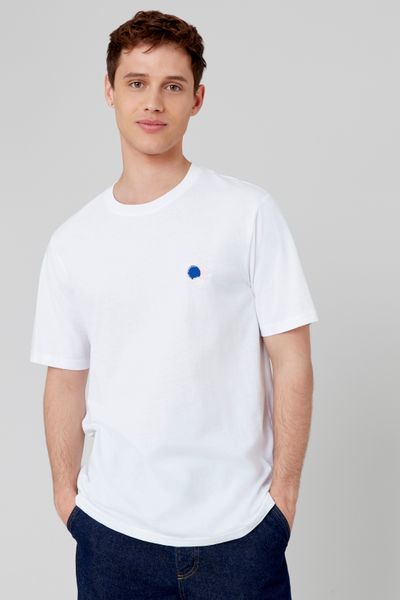 T-shirt brodé à message