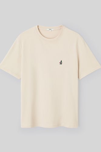 T-shirt broderie poitrine