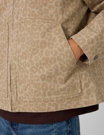 Veste zipp&eacute;e imprim&eacute;e