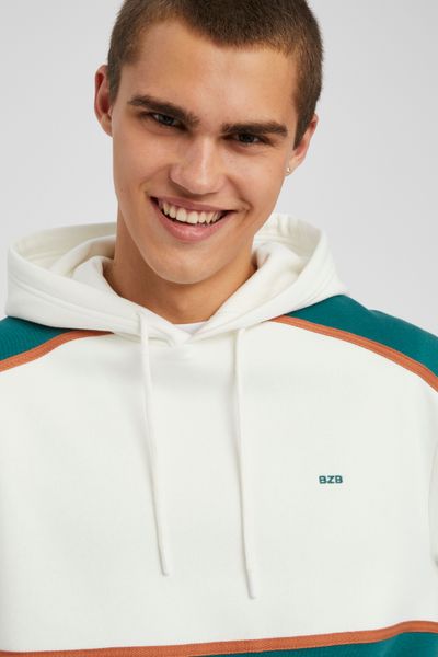 Sweat à capuche colorblock