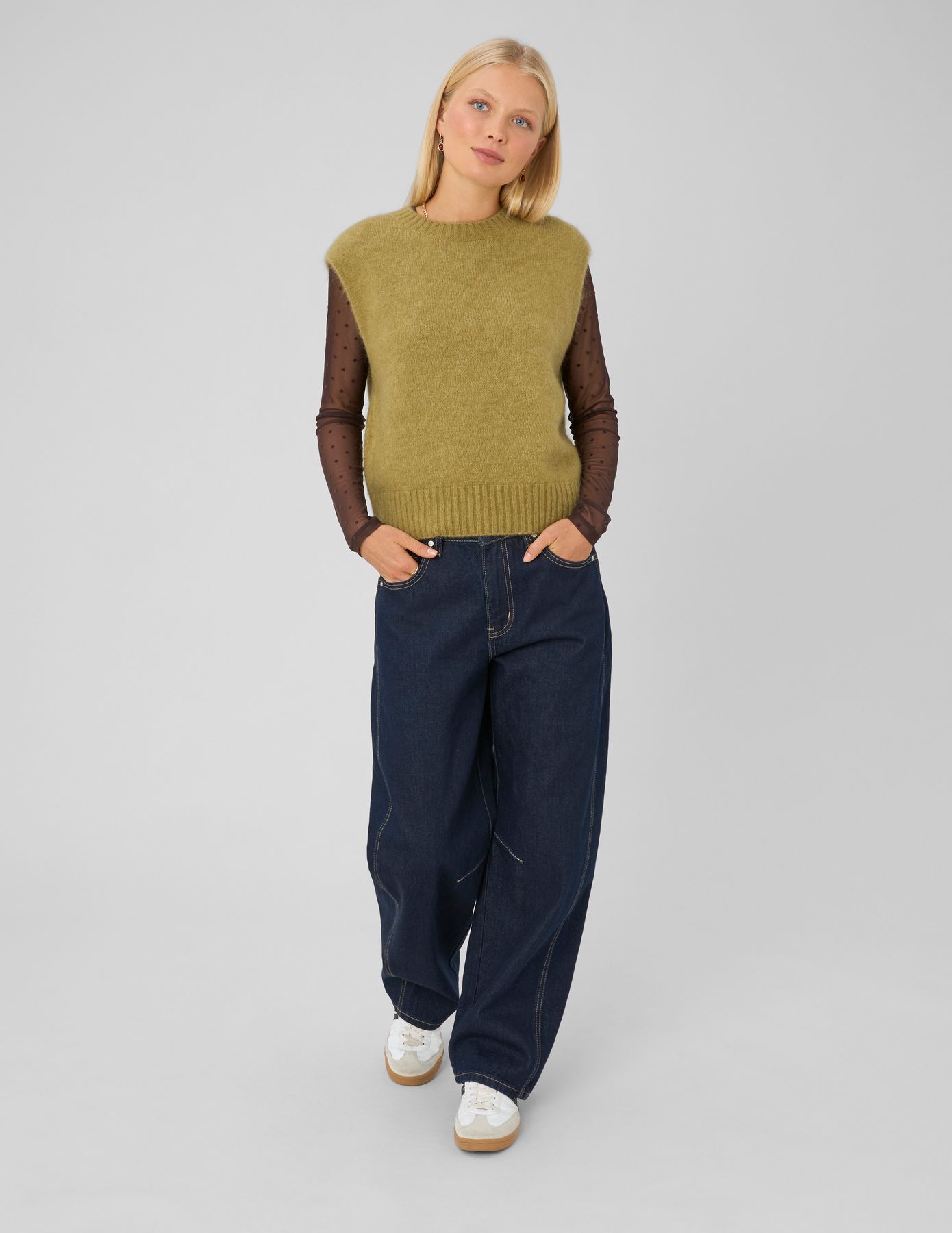 Pull sans manche premium