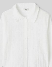 T-shirt col chemise boutonn&eacute;