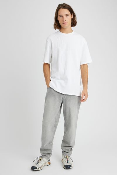 Jean relaxed gris