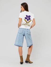 Bermuda en jean long