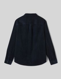 Chemise en velours c&ocirc;tel&eacute;
