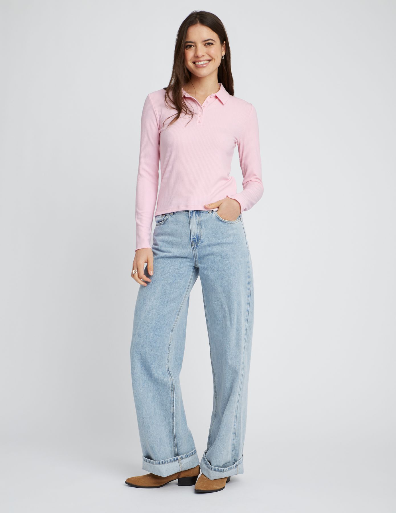 Polo manches longues